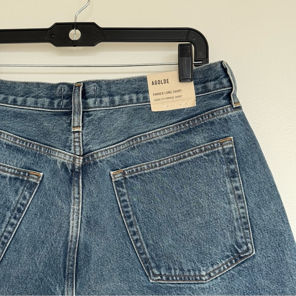 NWT AGOLDE Parker Long Vintage
Cut Off Loose Fit Shorts Size 31 - Picture 12 of 15